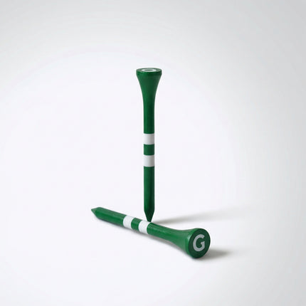GlenTees Bamboo Golf Green Tees with Tartan Bag