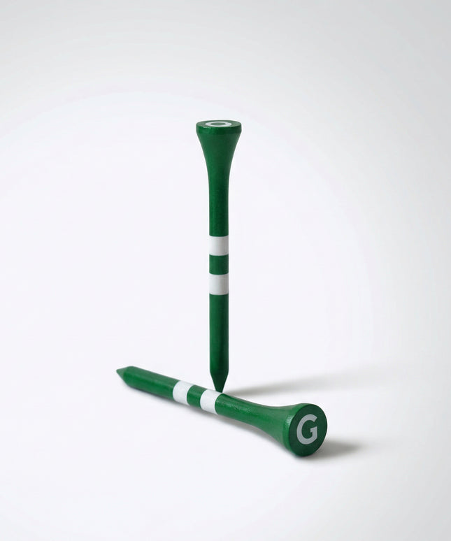 GlenTees Bamboo Golf Green Tees with Tartan Bag